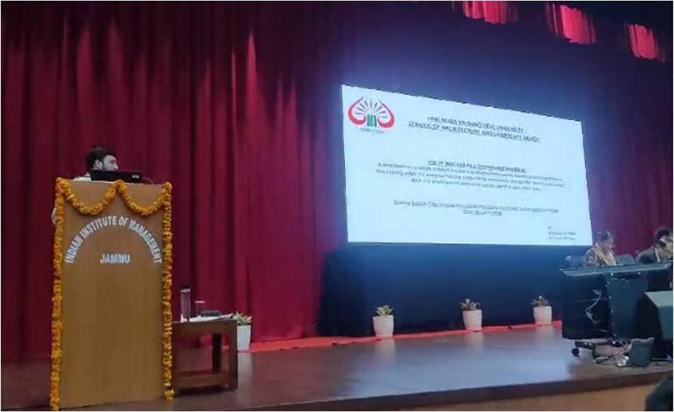 SMVDU-TBIC Team and Students Participate in BRICS Youth Council Entrepreneurship Run-Up event at IIM Jammu